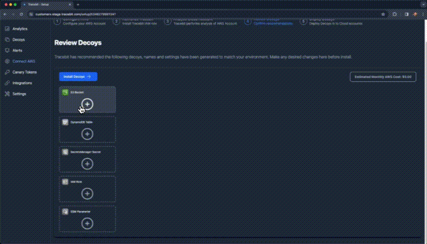Example Tracebit Decoy Generation